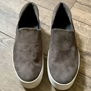 Vince Suede Slip On Sneakers